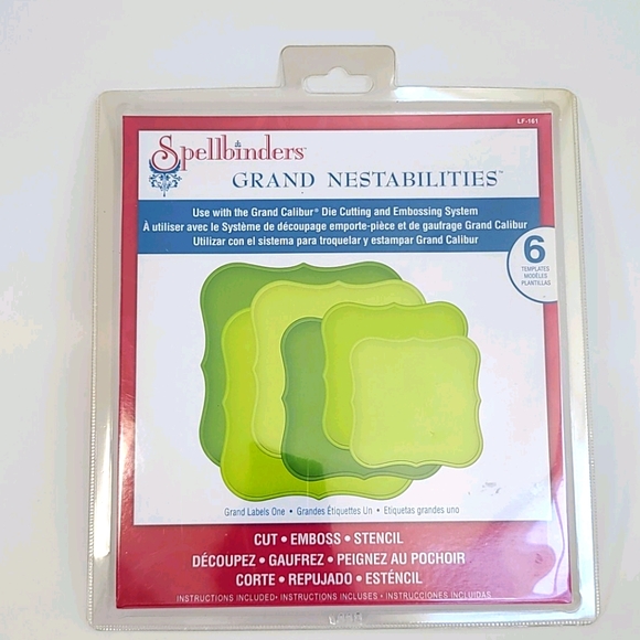 💕SOLD💕SpellbindersGrand Nestabilities Labels One - Picture 2 of 3